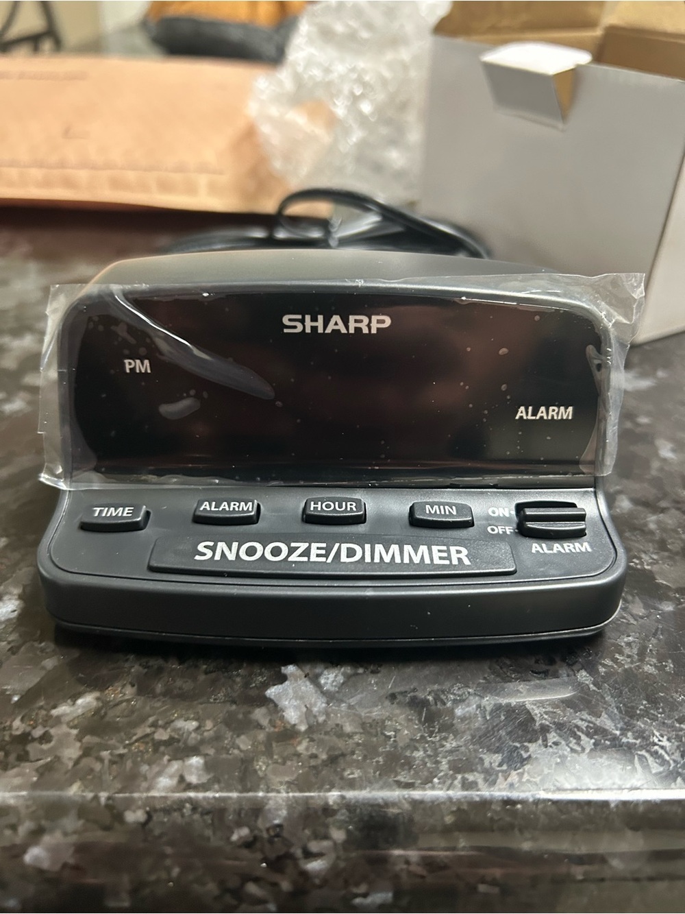 Sharp alarm clock